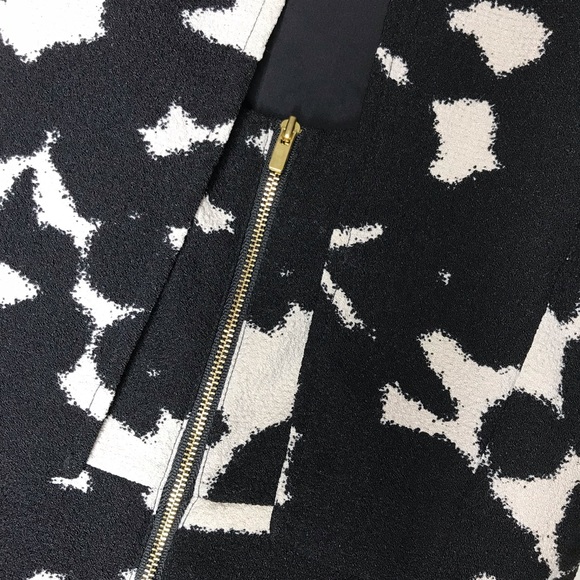 Banana Republic Black + Cream Dress Size 00P - Picture 6 of 8